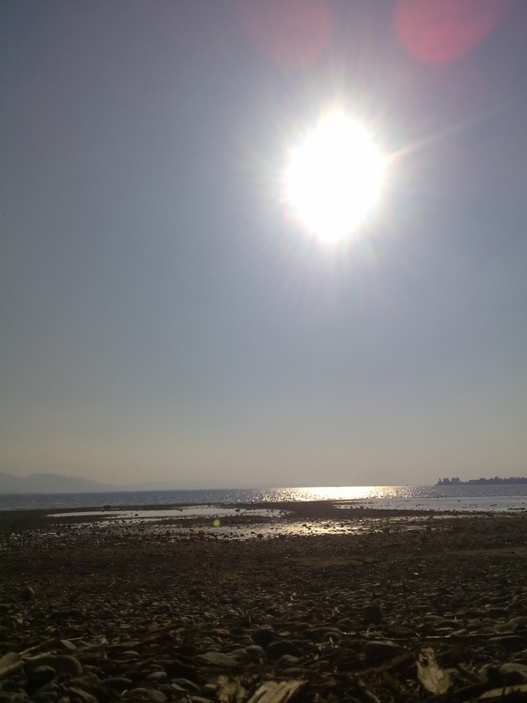 Blick auf den Bodensee bei Lindau