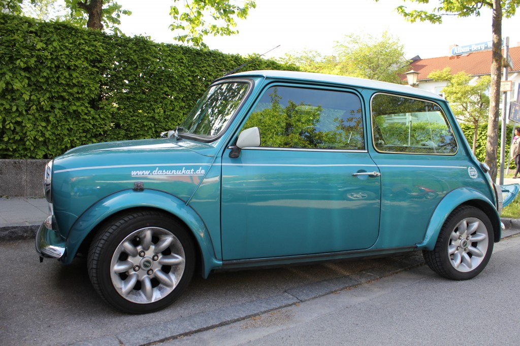 Rover Mini Xn nach dem Bekleben. 