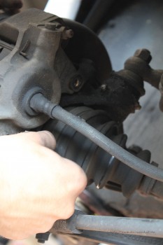 Rover Mini Xn - Bremssattel entfernen