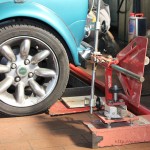 Rover Mini Xn - Spurvermessung 2