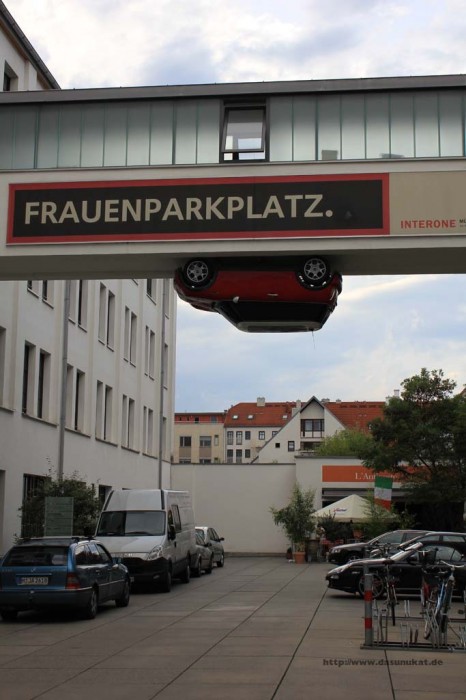 ein besonderer Parkplatz