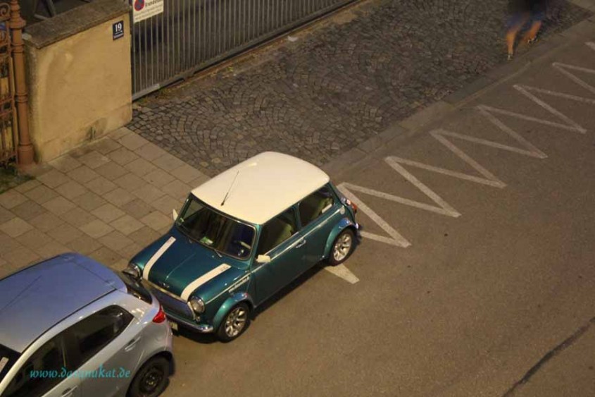 Rover Mini Xn schläft